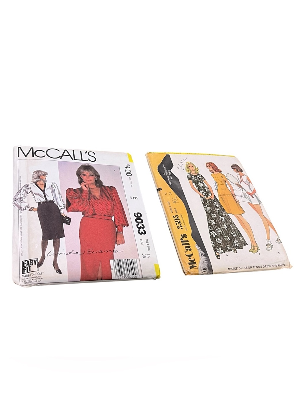 Vintage McCall’s Sewing Pattern Pair